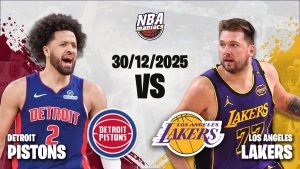 El Lakers vs Pistons es el último partido del año para ambos