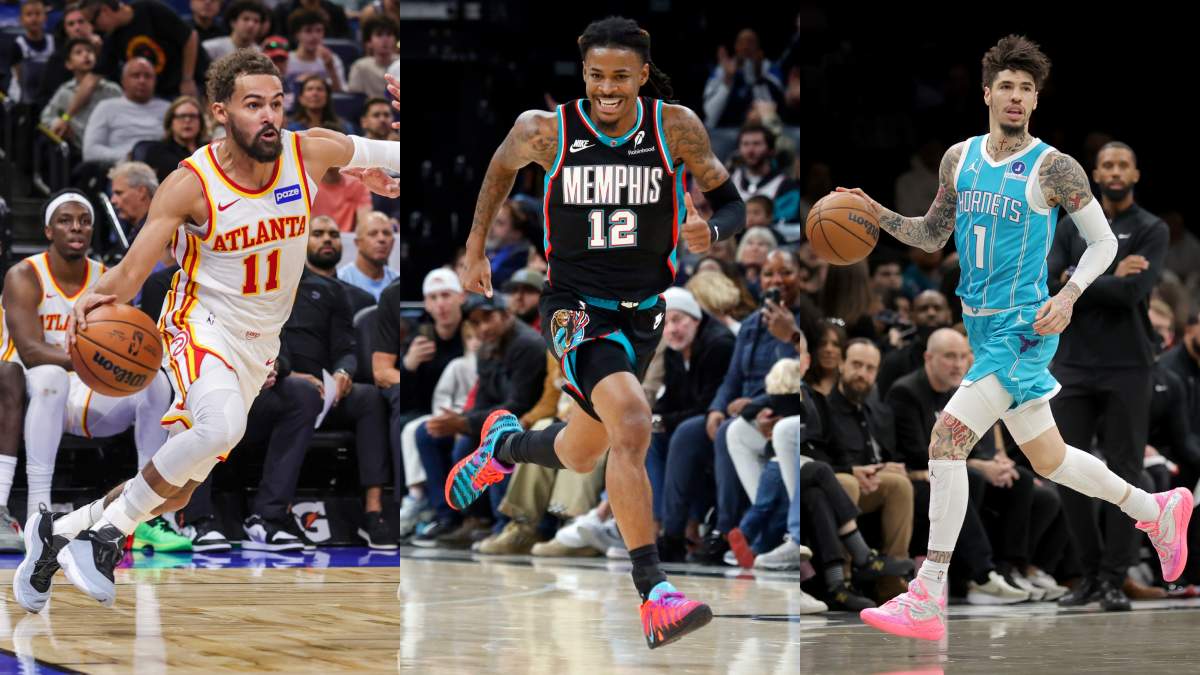 Trae Young, Ja Morant y LaMelo Ball.