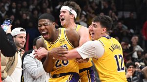 Hachimura da la victoria a los Lakers el día que acaba la racha de LeBron