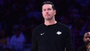 J.J. Redick, durante un partido de los Lakers.