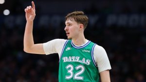 Cooper Flagg, durante su partido de 49 puntos contra Charlotte Hornets.