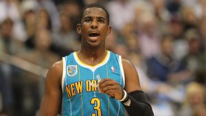 Chris Paul durante sus primeros años en New Orleans Hornets.