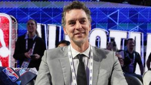 Pau Gasol, durante el All-Star de 2026 en Los Ángeles.