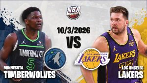 Turno del Lakers vs Timberwolves