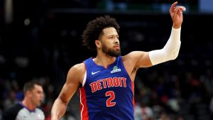 Cade Cunningham antes de su lesión.