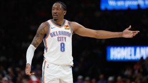 Jalen Williams durante un partido con OKC.