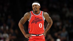 Bradley Beal en uno de sus pocos partidos como clipper.