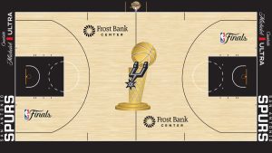 Así se verá la pista de las Finales NBA