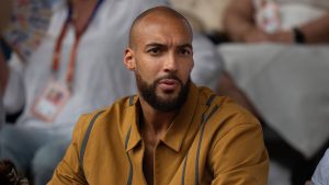Rudy Gobert, jugador de los Minnesota Timberwolves, en Roland Garros.
