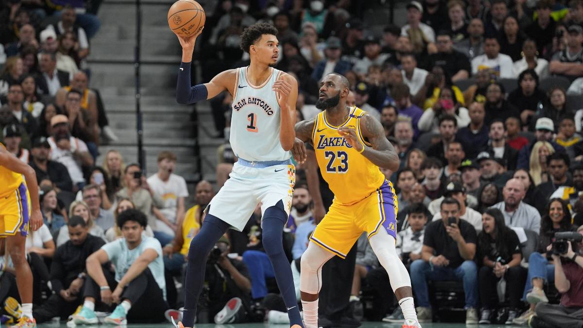 El efecto Wemby y LeBron en partidos en TV nacional