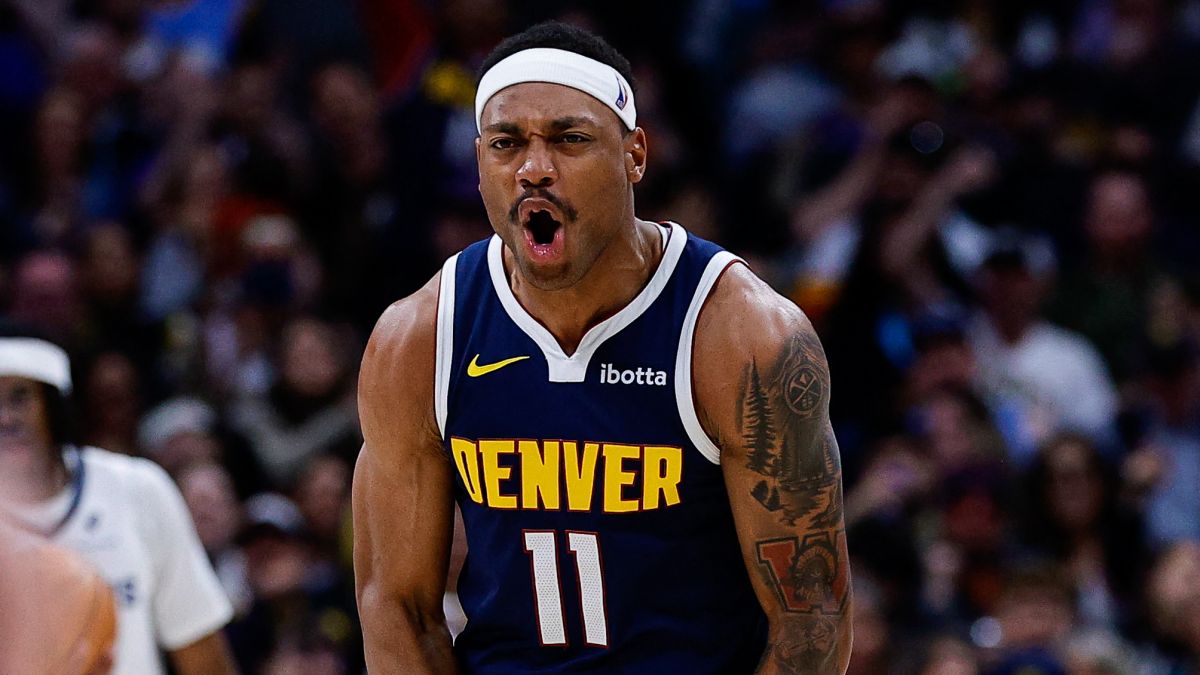 Bruce Brown, disputando un partido con los Denver Nuggets.