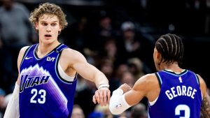 Previa Utah Jazz 2025-26 | Lauri Markkannen y Keyonte George chocan manos