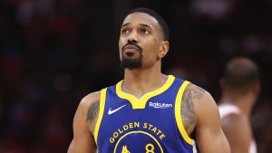 De'Anthony Melton, disputando un partido con los Warriors.