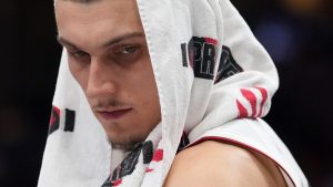Tyler Herro, durante su larga etapa en los Miami Heat.