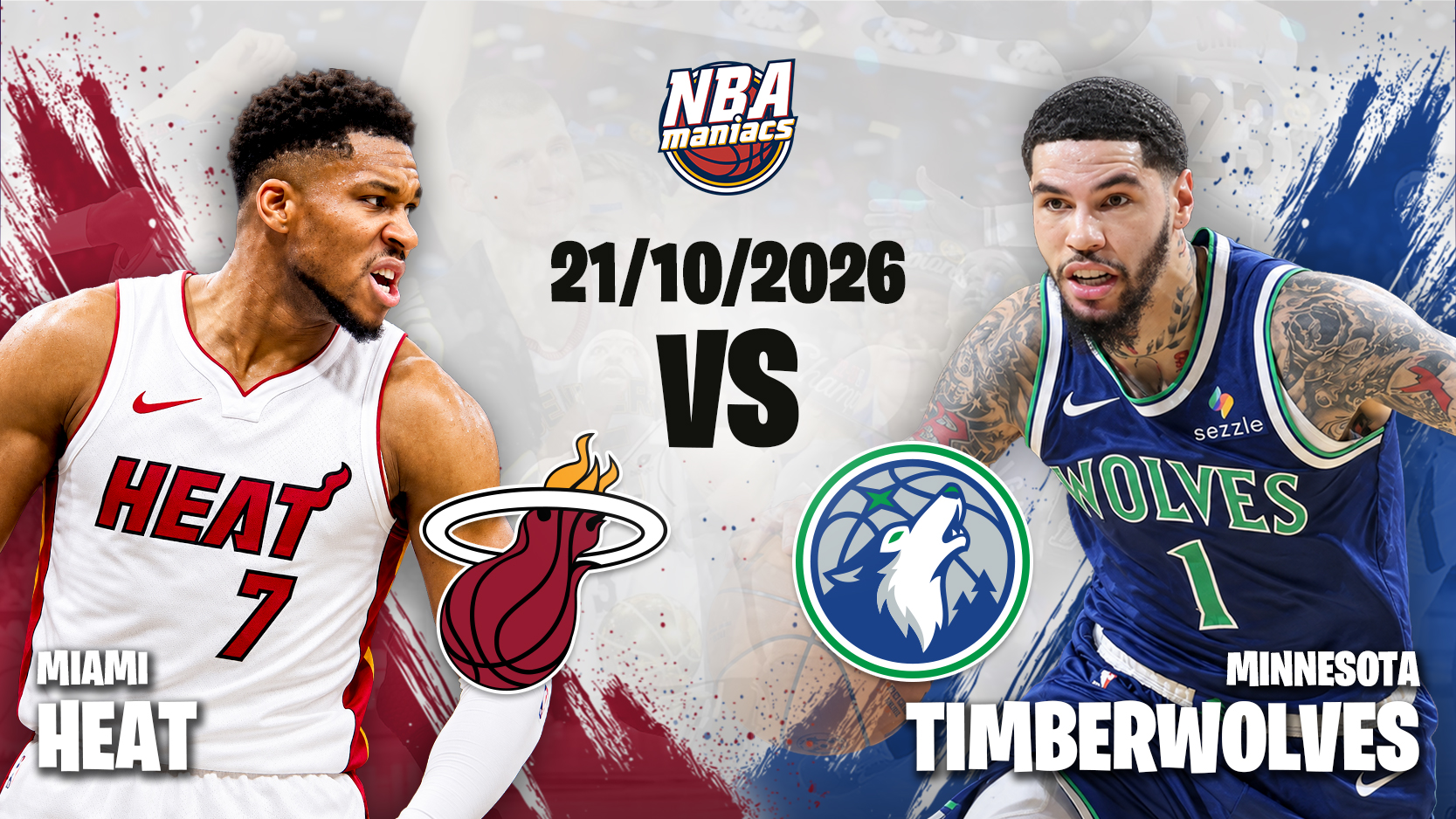 Giannis Antetokounmpo y LaMelo Ball debutan en el Heat vs Timberwolves