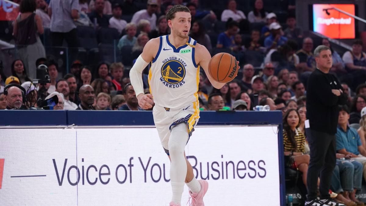 Brandin Podziemski no jugará en el inicio de la temporada con los Warriors